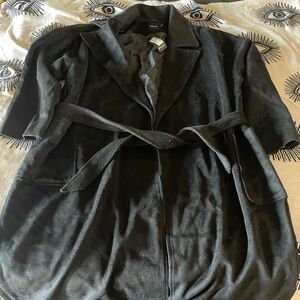 Nasty Gal Oversized Tie Coat